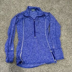 Athleta Purple Heather Performance Pullover